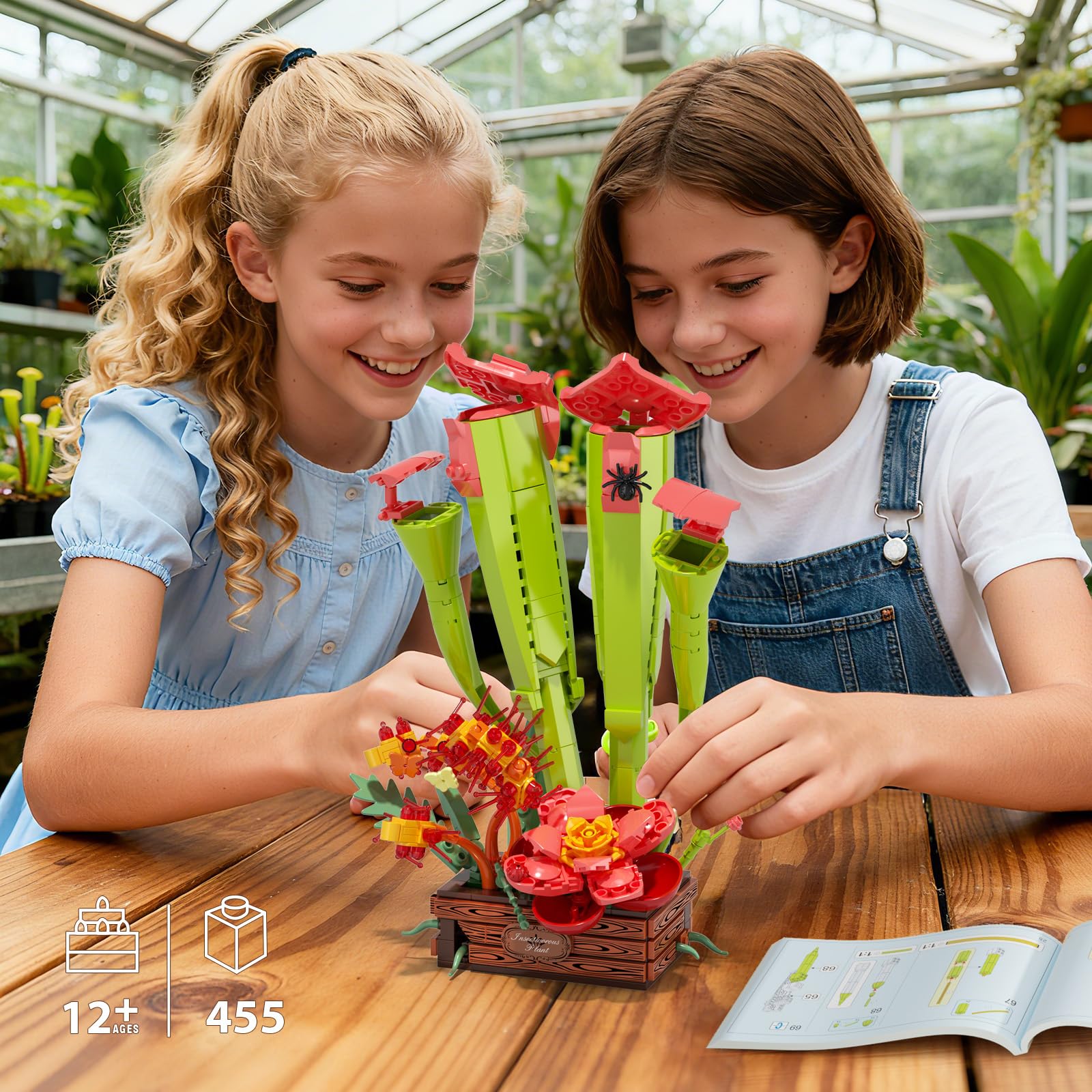 食品 plant Amazon.com: JAKI Carnivorous Plant Bonsai Building Set